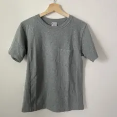 Champion Reverse Weave Tシャツ グレー M ポケT
