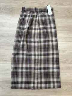 GU チェックナロースカート　Sサイズ