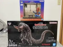 ウルトラマン　一番くじ　ゴモラ　メトロン星人　フィギュア