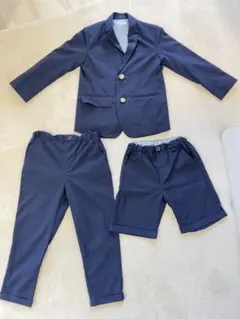 B:MING by BEAMS ネイビー スーツセット 120cm【美品】