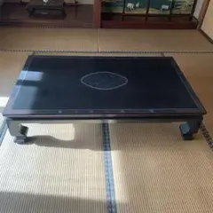 ⭐︎ジジイの蔵から拝借した⭐︎黒色木製座卓 ⭐︎ジジイの蔵から拝借した⭐︎黒色木製座卓 - メルカリ