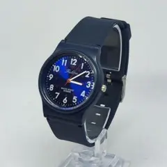 Q&Q Falcon クォーツ腕時計 ネイビー 10気圧防水 電池新品