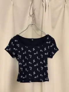 25ss ユニクロ アンド プリンセスタム・タム スクエアネックT