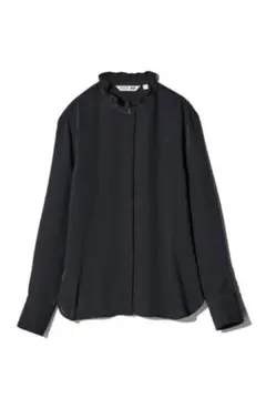 【新品未使用】ユニクロ コントワー・デ・コトニエ サテンフリルブラウス M