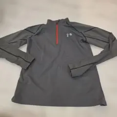 Under Armour ハーフジップ長袖サイズSMトップス グレー中古