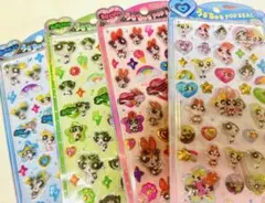 パワーパフガールズ うるちゅるポップシール　4枚セット