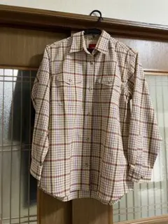 ノースフェイス　レディース　チェック柄シャツ ポリエステル100%