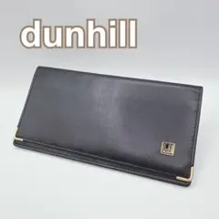 dunhill ダンヒル 長財布 札入れ ブラック ゴールド金具 ヴィンテージのサムネイル