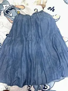 デニムフレアスカート