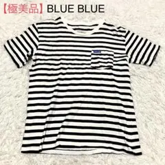 【極美品】ブルーブルー　Tシャツ　サイズM ボーダー　シャツのサムネイル
