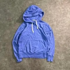 6AS6 【GAP】スター刺繍　パーカー　ブルー　プルオーバー　古着used