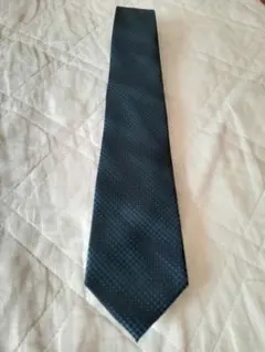 ダークブルー ドットパターン スリムタイ