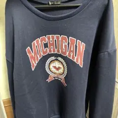 スウェットトレーナー ネイビー 裏起毛