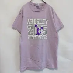 ★ギルダン 半袖Tシャツ チアダンス　ロゴ パープル S コットン チアリーダーのサムネイル