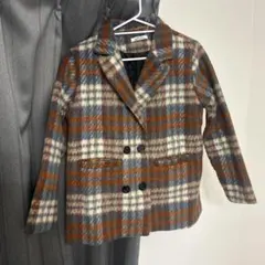 エディットシーンEdit Sheen チェック柄ジャケットF コート