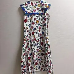 ESCADA 花柄 ノースリーブワンピース 38 - メルカリ