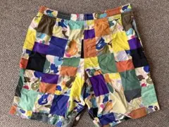 bape A BATHING APE パッチワーク ハーフパンツ