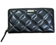 【値下げ】Kate Spade キルティング ブラック長財布