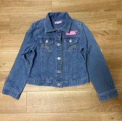最終値下げ✨️ビンテージ希少★《ミニケー》120cmデニムジャケット平成女児レトロ