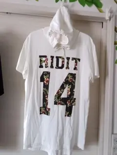 メンズ半袖パーカーTシャツカットソー夏物メンズのサムネイル