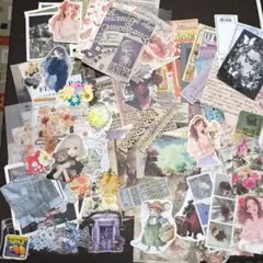 コラージュ素材　断捨離　まとめ売り コラージュ素材おすそ分け 25 700枚 大量 まとめ売り 大容量