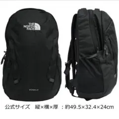 ザノースフェイス☆VAULT バックパックリュック　新品未使用　ブラックのサムネイル