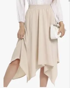 ⭐️大特価⭐️レッドアシンメトリーフレアスカート XLサイズ