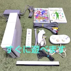 【動作確認済】wii　本体　一式　ソフト　セット　②