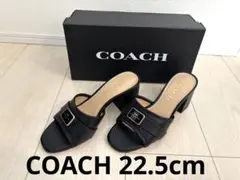 COACH サンダル ブラック　22.5cmのサムネイル
