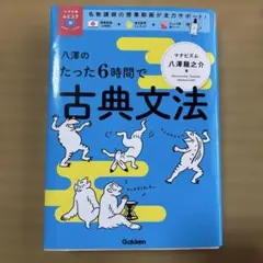 八澤のたった６時間で古典文法