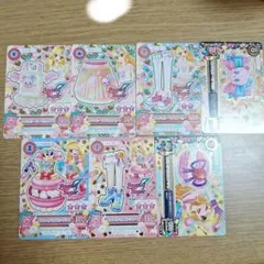 アイカツカード エンジェリーベアコーデ、なないろマカロンコーデセット 星宮いちご