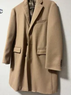 ベージュ チェスターコート