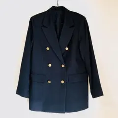 GU ダブルブレストブレザーZ Mサイズ ネイビー ジャケット