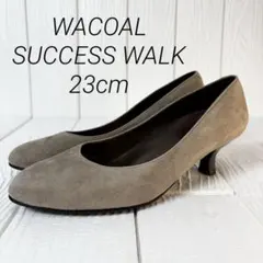 美品　ワコール サクセスウォーク 23cmEE 5cmヒール　パンプス　本革