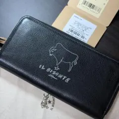 【新品未使用】イルビゾンテ ロングウォレット 長財布 ブラック ロゴ 11Z1のサムネイル
