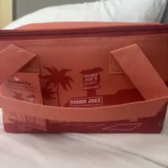 [新品未使用]Trader Joe's ミニ保冷バッグ ピーチ
