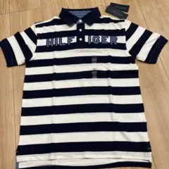 [新品]TOMMY HILFIGER ボーダー ポロシャツ Lサイズ