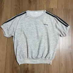 80s adidas カナダ製 半袖スウェット 霜降り グレー