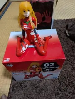 一番くじエヴァアスカラングレーフィギュア箱開封現状品