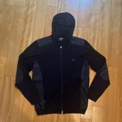 【美品】NIKE GOLF ハイブリッド ニット×ナイロン フルジップパーカーM