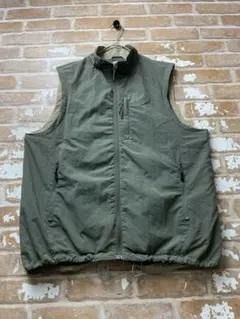 ダウンベスト カーキ