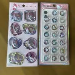 サンリオ　マイメロディ　ウォーターシール　　ハローキティ　おはじきシール　正規品