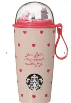 スタバ　バレンタイン2026 カップシェイプステンレスボトルハート355ml