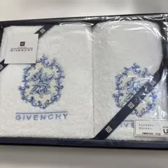 ジバンシィ ゲストタオル 2枚セット ブルー ホワイト - メルカリ