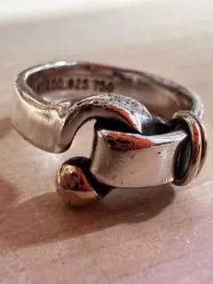Tiffany&Co. ティファニー フックアンドアイ リング 925/750 【良品
