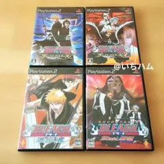BLEACH ブレイド・バトラーズ2ND等　PS2ソフト4本セット