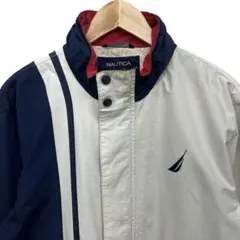 NAUTICA ノーティカ ストライプ セーリング パーカー ナイロンジャケット