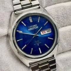 SEIKO アクタス6106-8070 23石 自動　ブルー文字盤　デイデイトのサムネイル