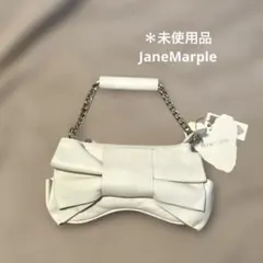 ＊未使用品JaneMarple本革リボンミニBagのサムネイル