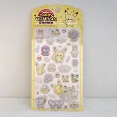 韓国★ポケモン ポケピース キャンディ ボンボン ステッカー シール イエロー